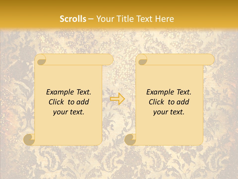 Wallpaper Ornament Texture PowerPoint Template