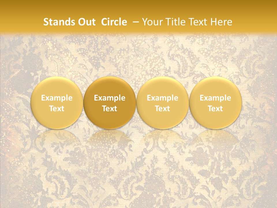 Wallpaper Ornament Texture PowerPoint Template