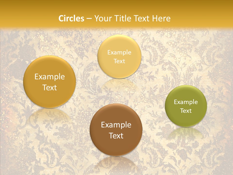 Wallpaper Ornament Texture PowerPoint Template