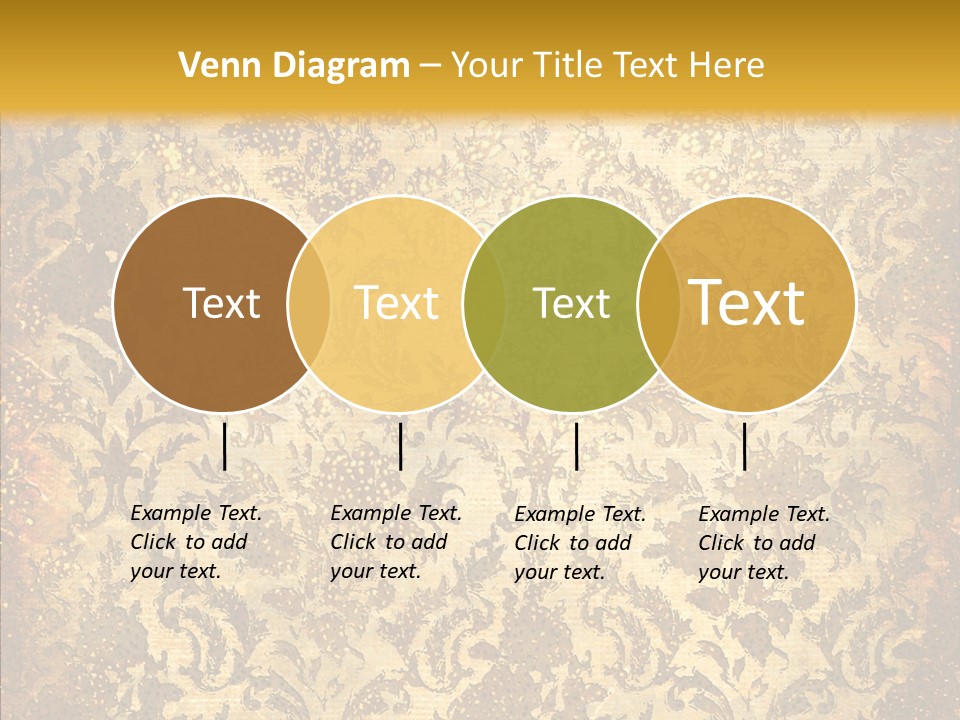 Wallpaper Ornament Texture PowerPoint Template