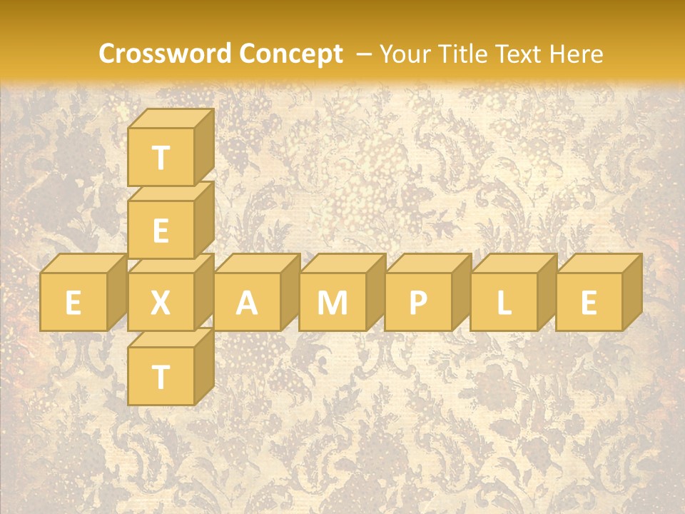Wallpaper Ornament Texture PowerPoint Template