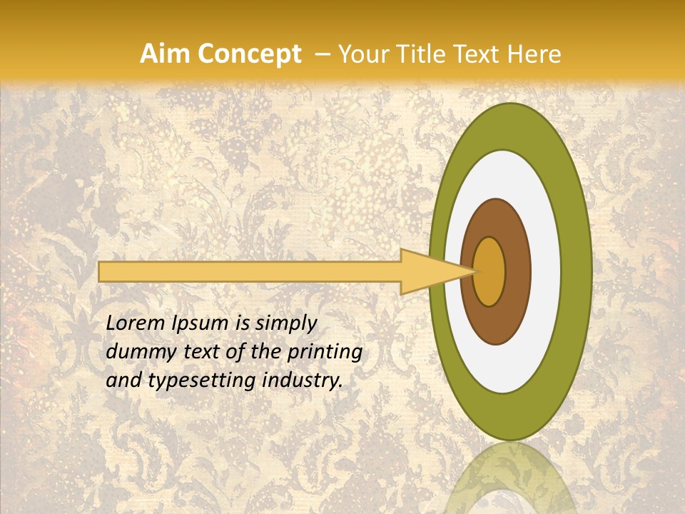 Wallpaper Ornament Texture PowerPoint Template