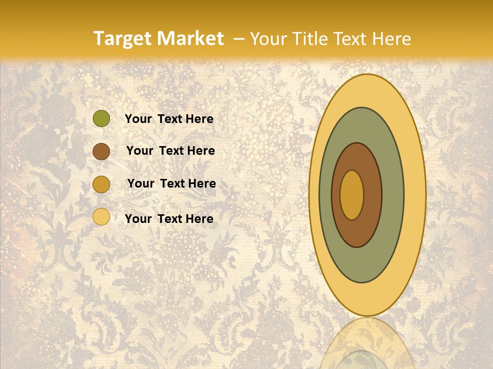 Wallpaper Ornament Texture PowerPoint Template