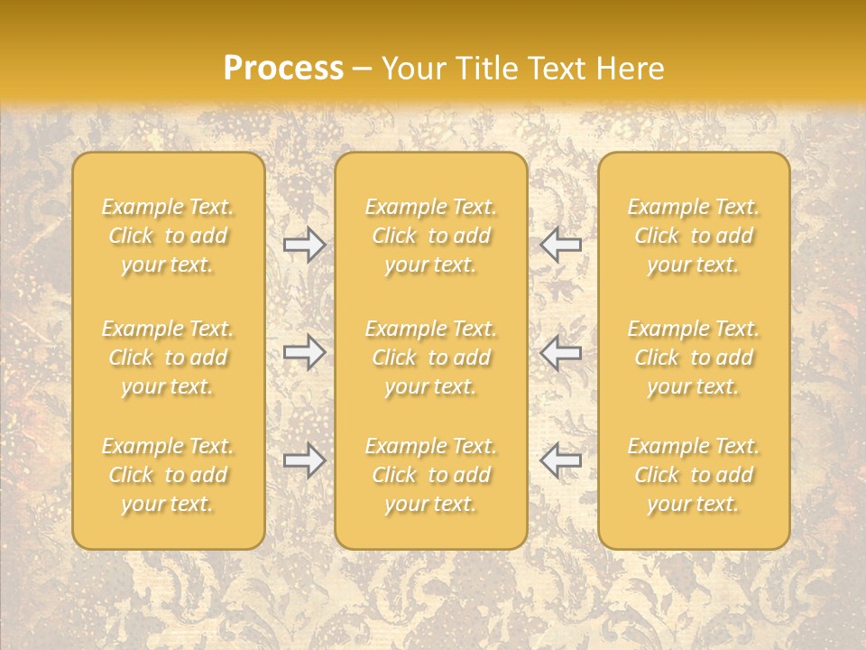 Wallpaper Ornament Texture PowerPoint Template