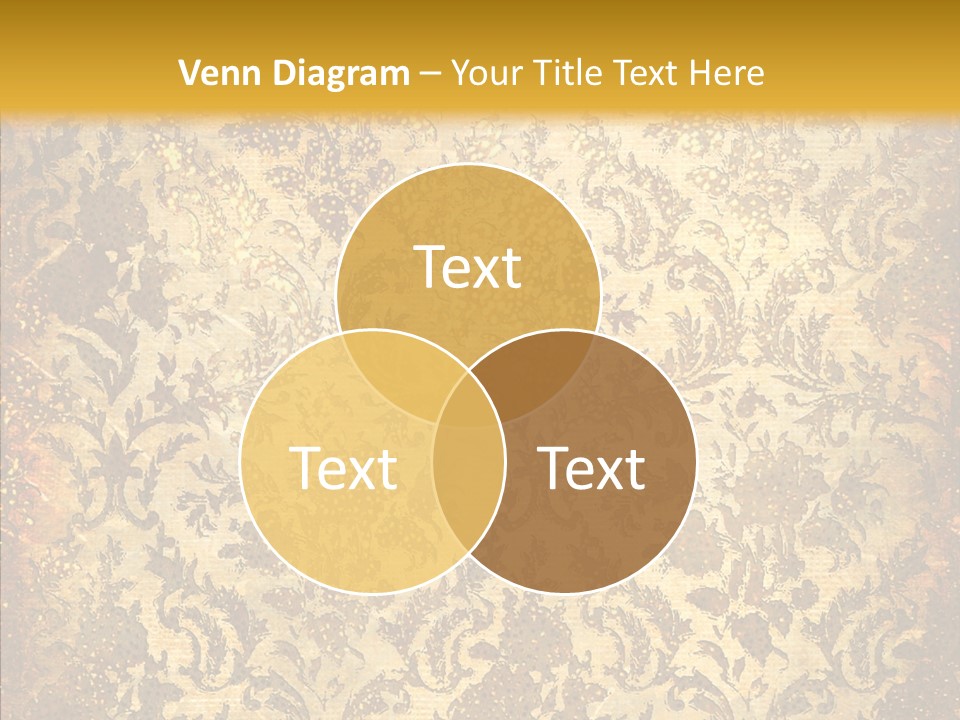 Wallpaper Ornament Texture PowerPoint Template