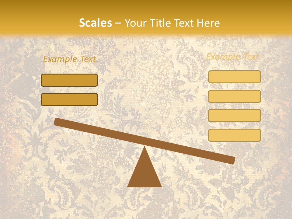 Wallpaper Ornament Texture PowerPoint Template