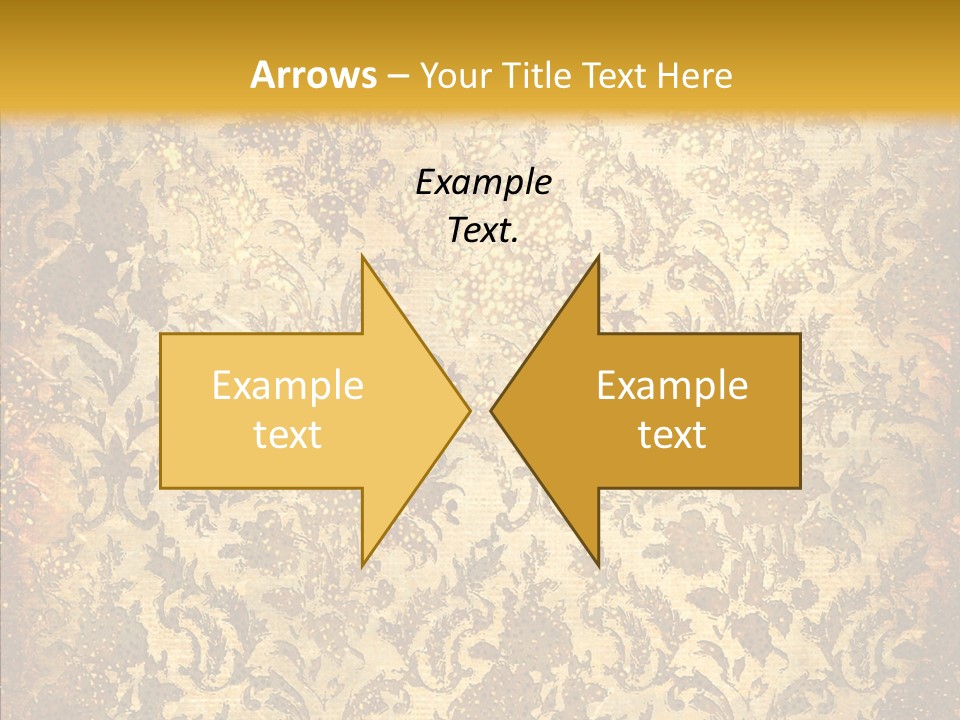 Wallpaper Ornament Texture PowerPoint Template