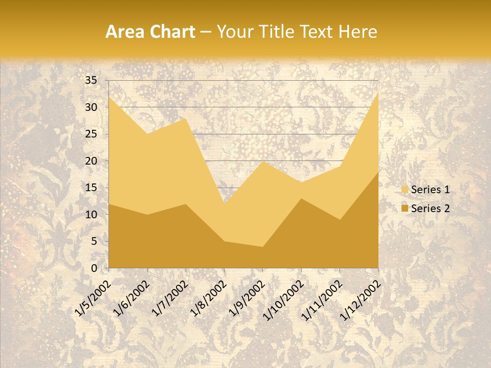 Wallpaper Ornament Texture PowerPoint Template