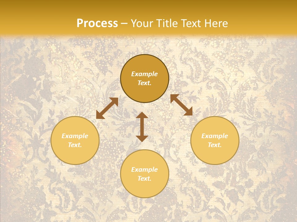 Wallpaper Ornament Texture PowerPoint Template