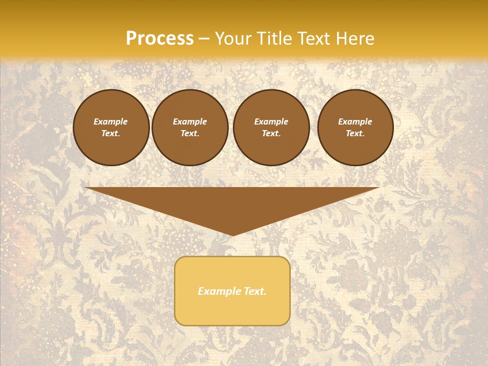 Wallpaper Ornament Texture PowerPoint Template
