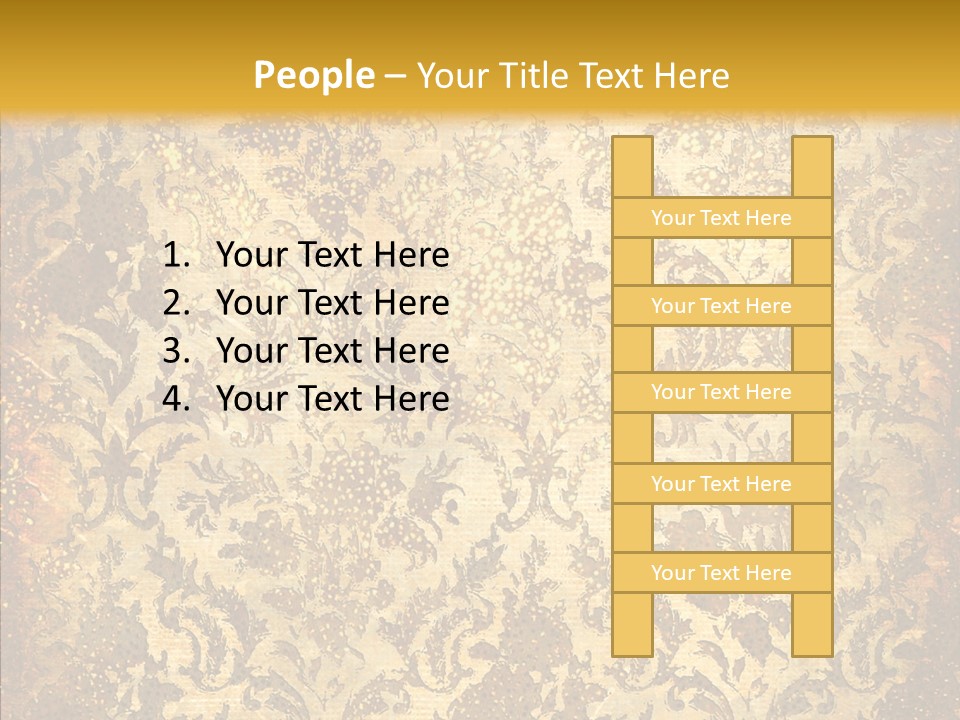 Wallpaper Ornament Texture PowerPoint Template