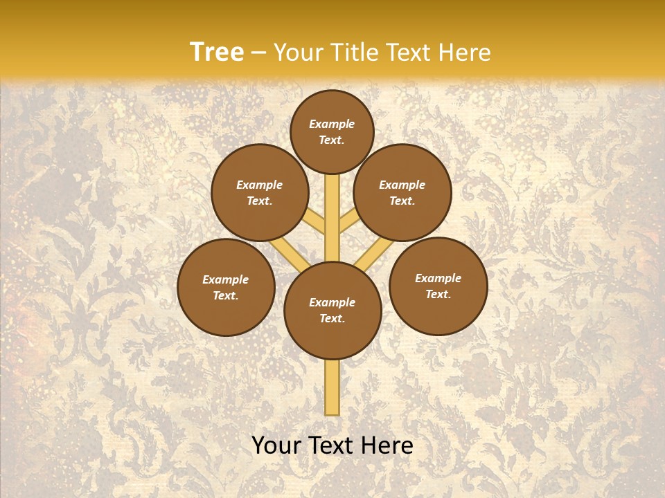 Wallpaper Ornament Texture PowerPoint Template