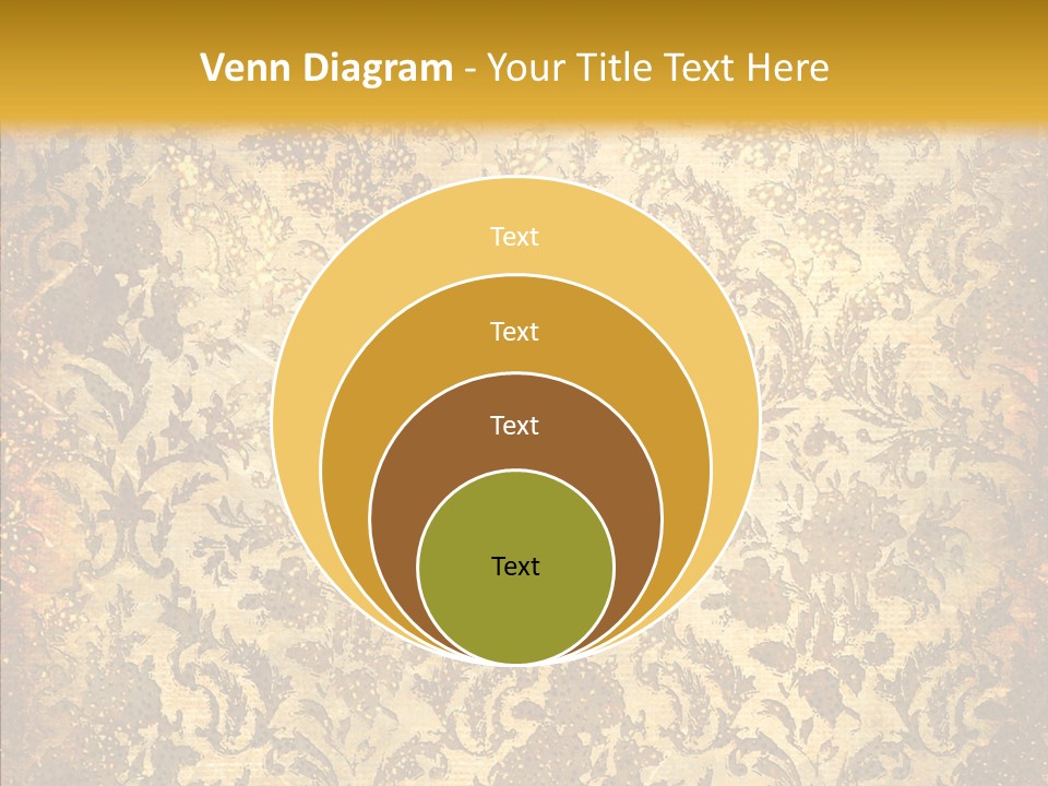 Wallpaper Ornament Texture PowerPoint Template