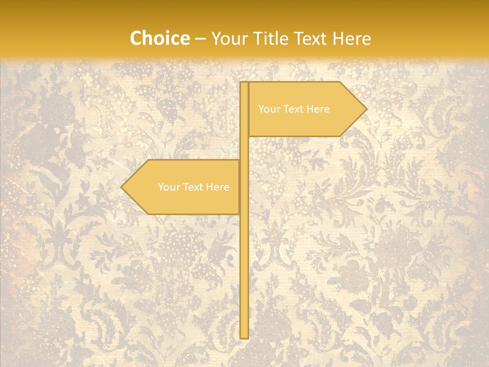 Wallpaper Ornament Texture PowerPoint Template