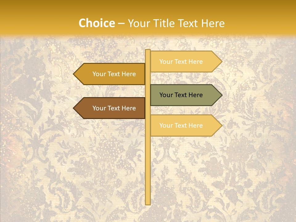 Wallpaper Ornament Texture PowerPoint Template
