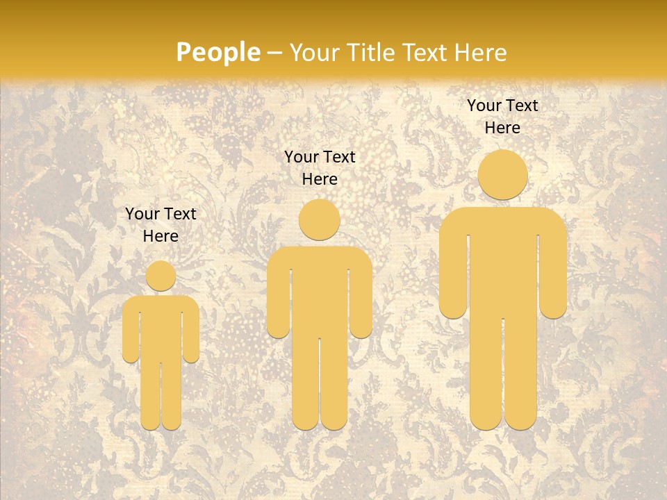 Wallpaper Ornament Texture PowerPoint Template