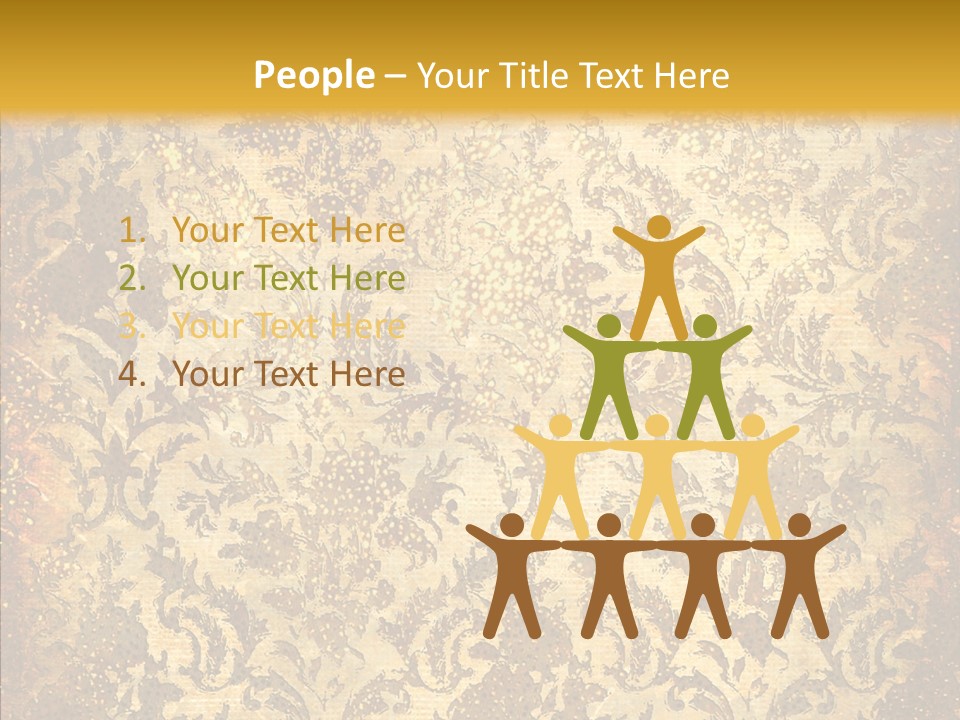 Wallpaper Ornament Texture PowerPoint Template