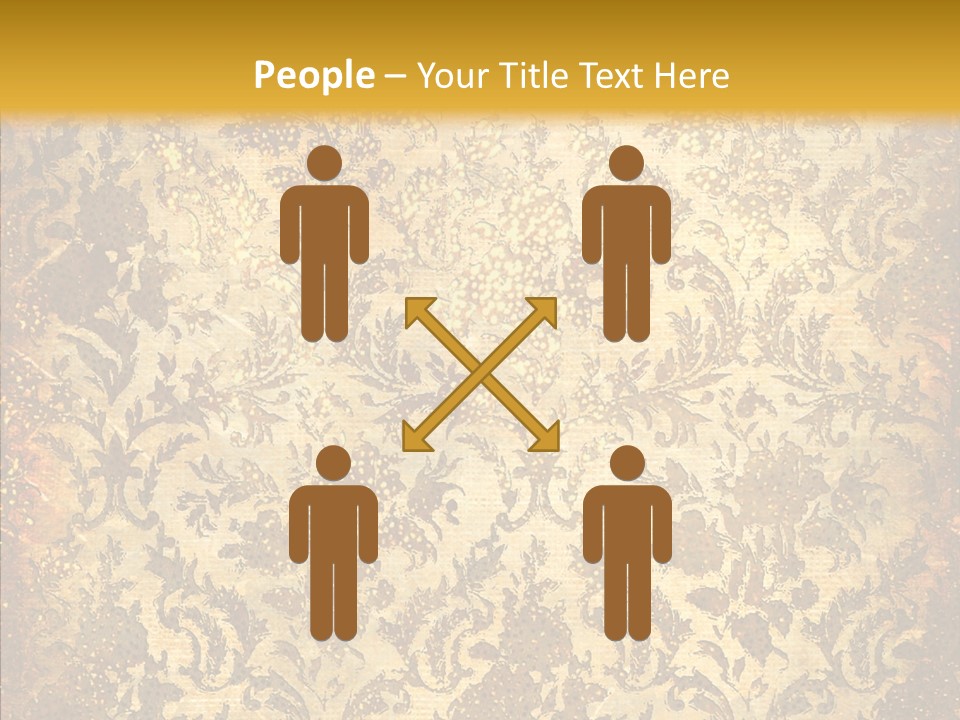 Wallpaper Ornament Texture PowerPoint Template