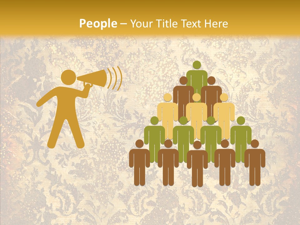 Wallpaper Ornament Texture PowerPoint Template