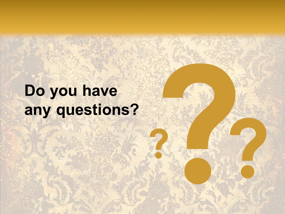 Wallpaper Ornament Texture PowerPoint Template