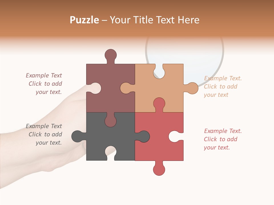 Handle Tool Holding PowerPoint Template
