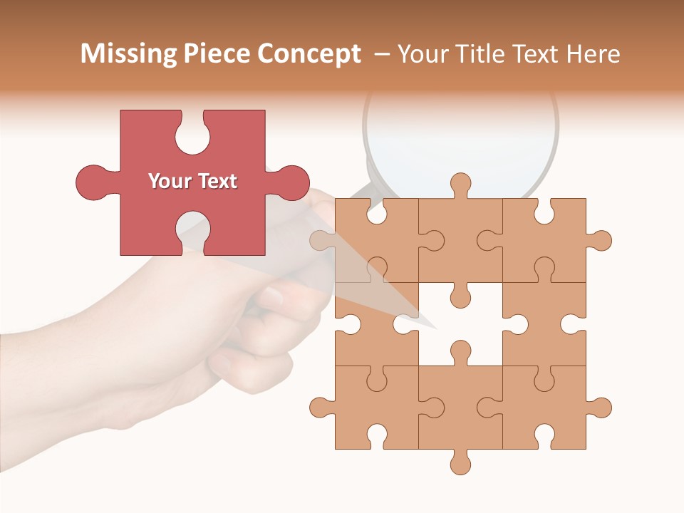 Handle Tool Holding PowerPoint Template