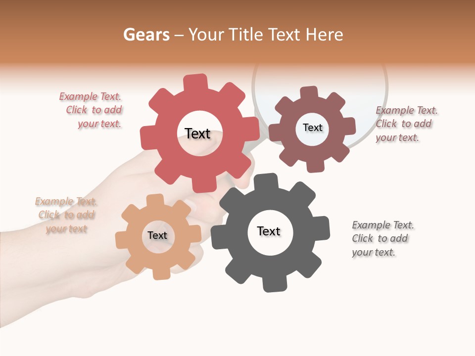 Handle Tool Holding PowerPoint Template