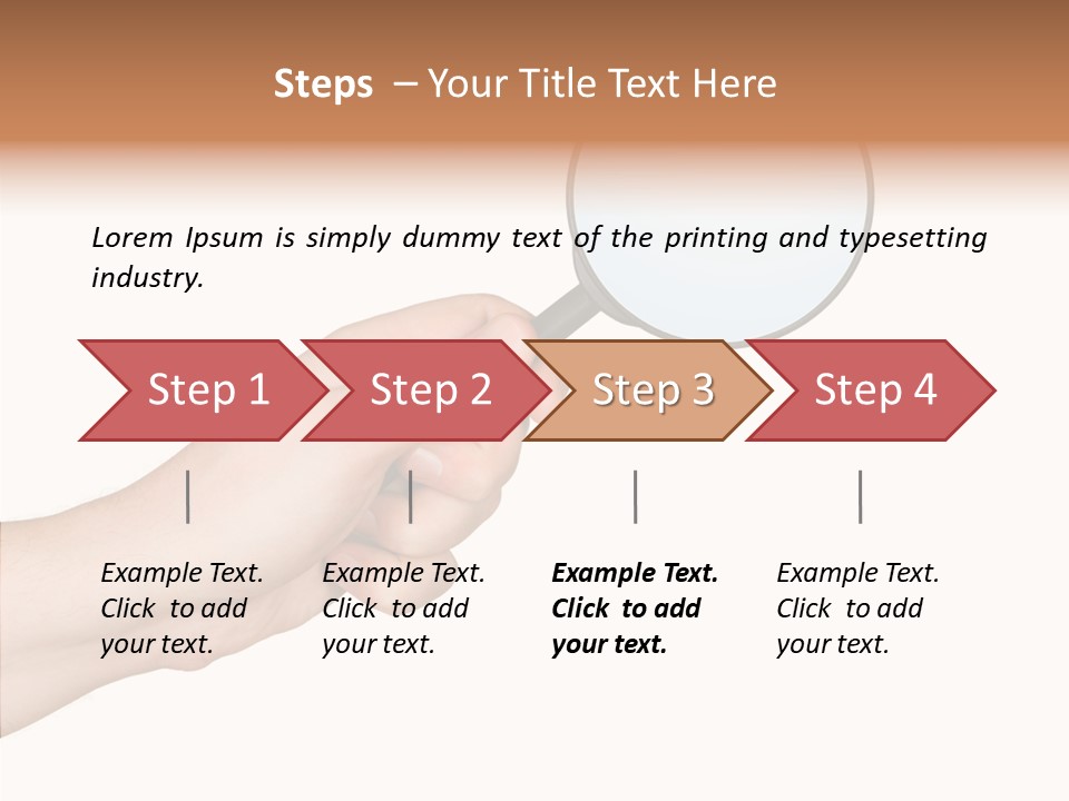 Handle Tool Holding PowerPoint Template