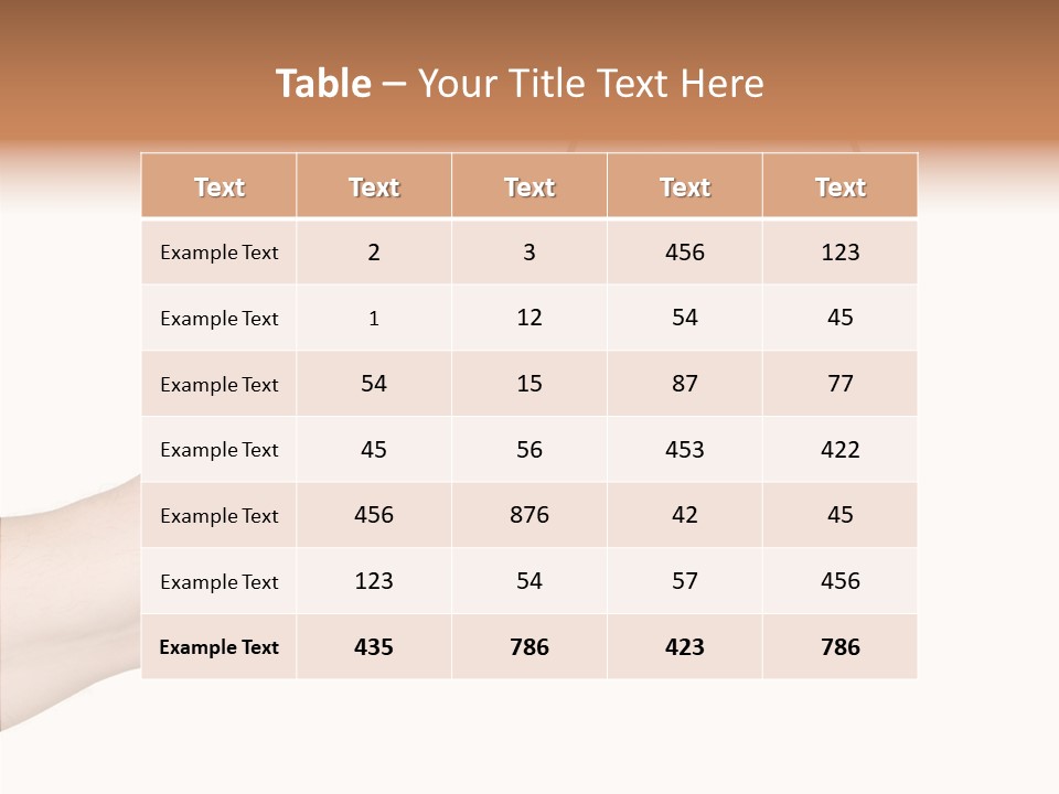 Handle Tool Holding PowerPoint Template