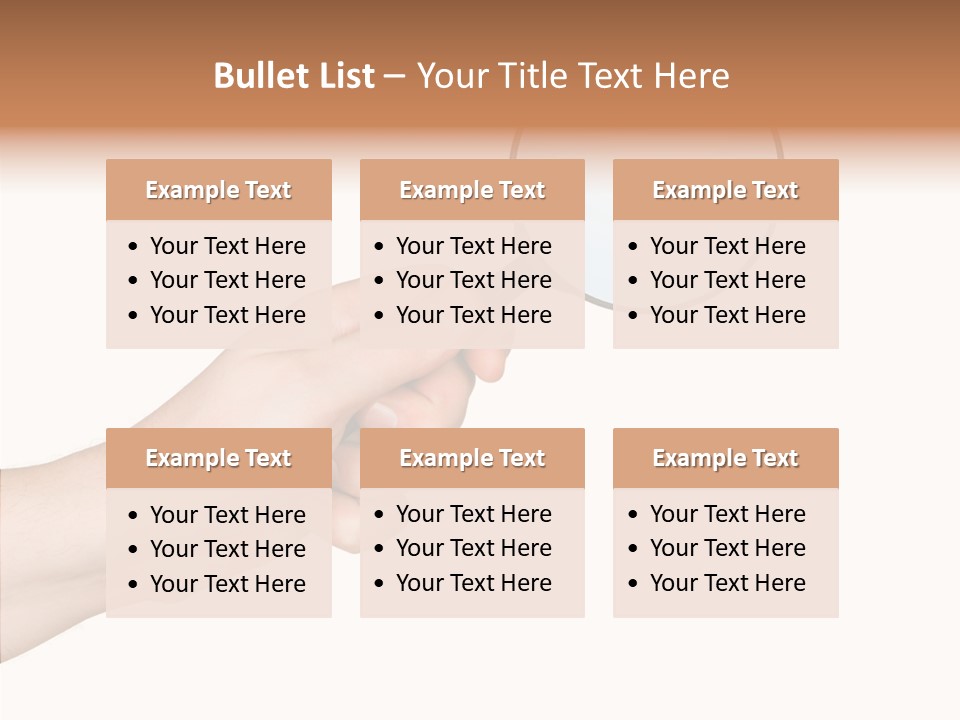 Handle Tool Holding PowerPoint Template