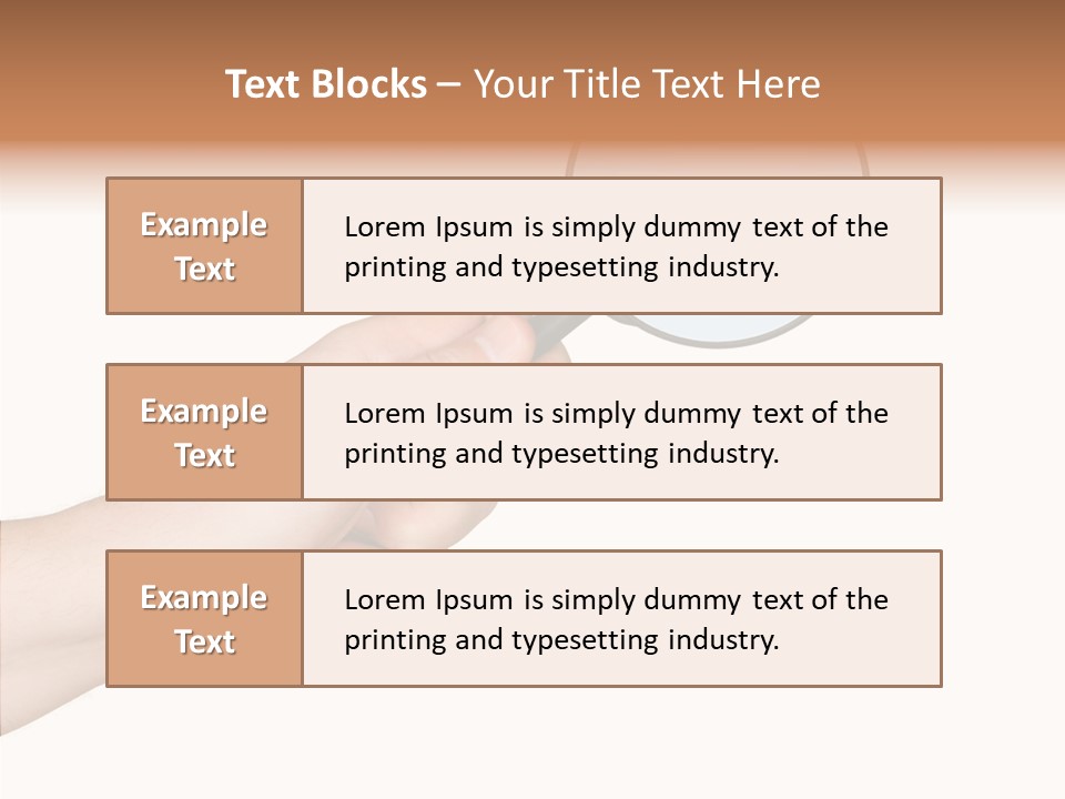 Handle Tool Holding PowerPoint Template