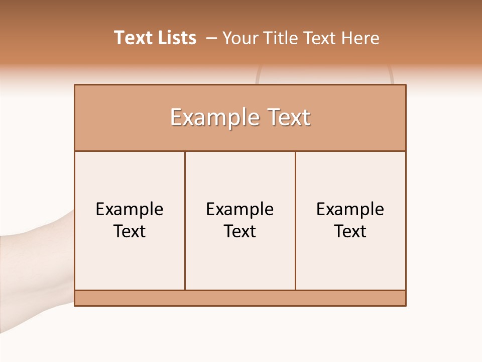 Handle Tool Holding PowerPoint Template