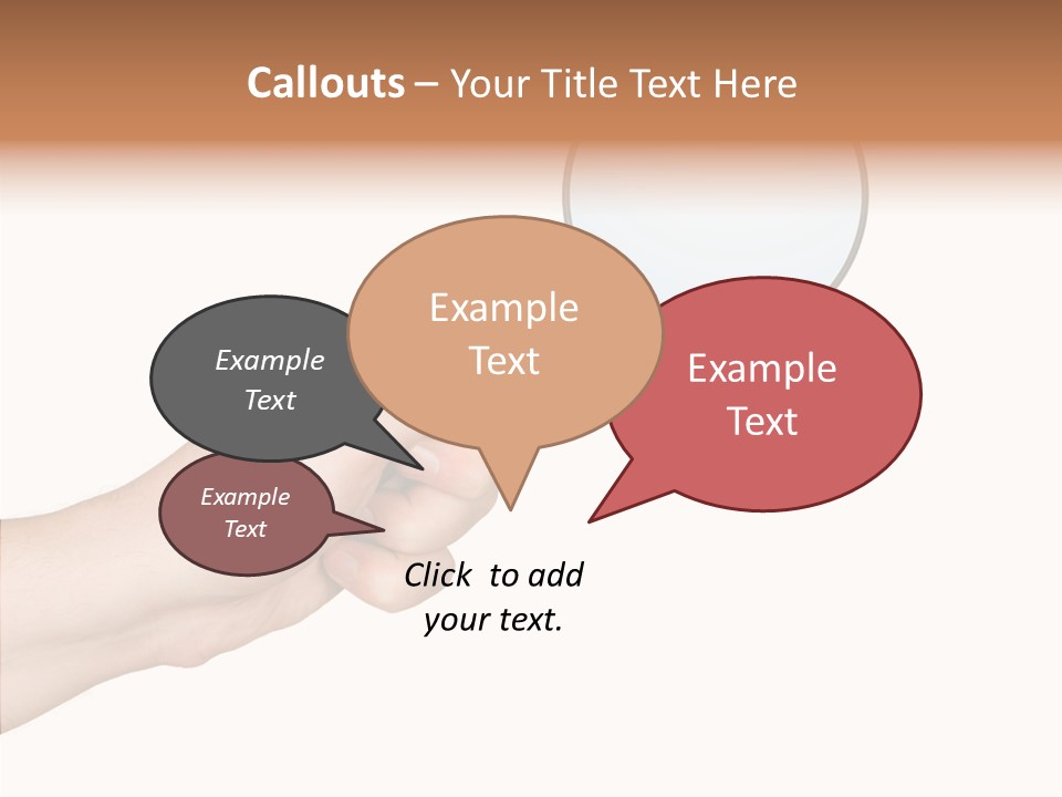 Handle Tool Holding PowerPoint Template