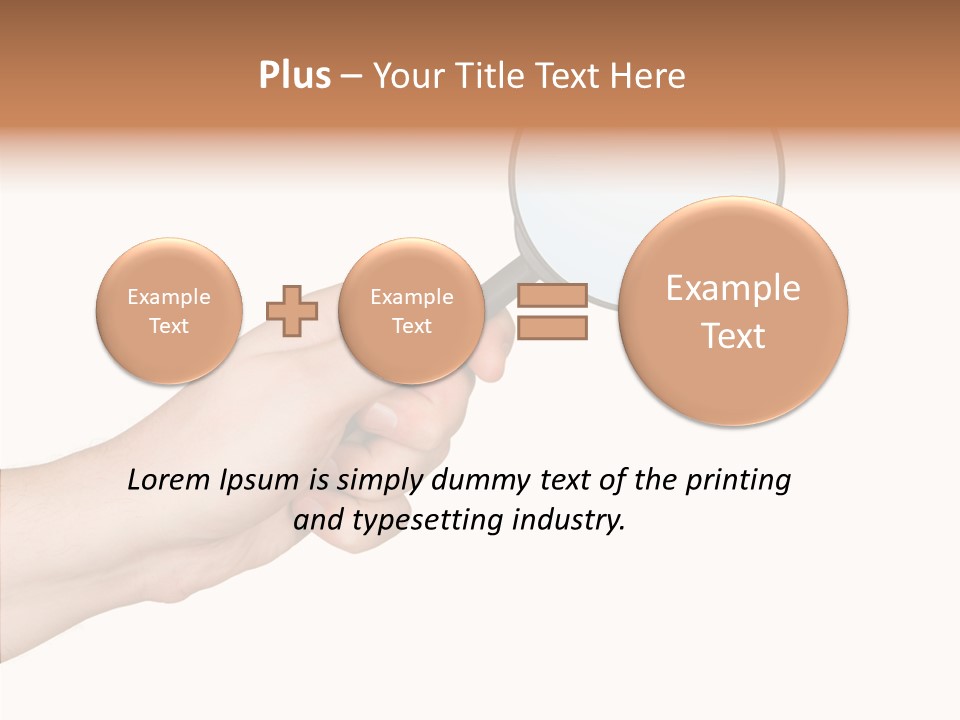 Handle Tool Holding PowerPoint Template