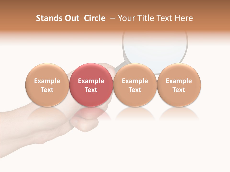 Handle Tool Holding PowerPoint Template