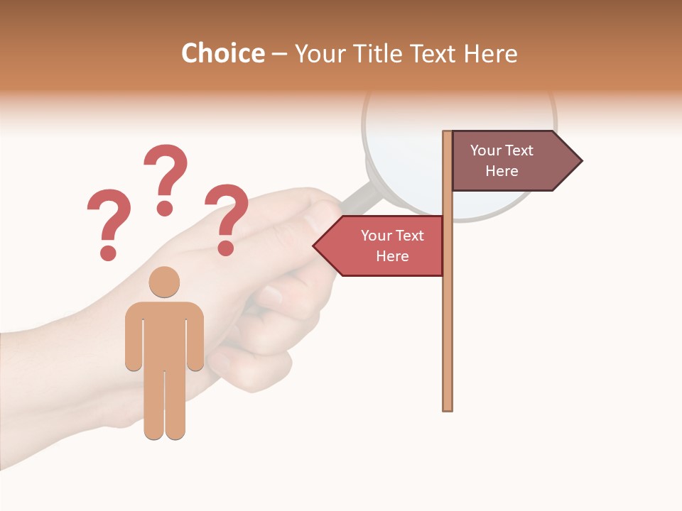 Handle Tool Holding PowerPoint Template