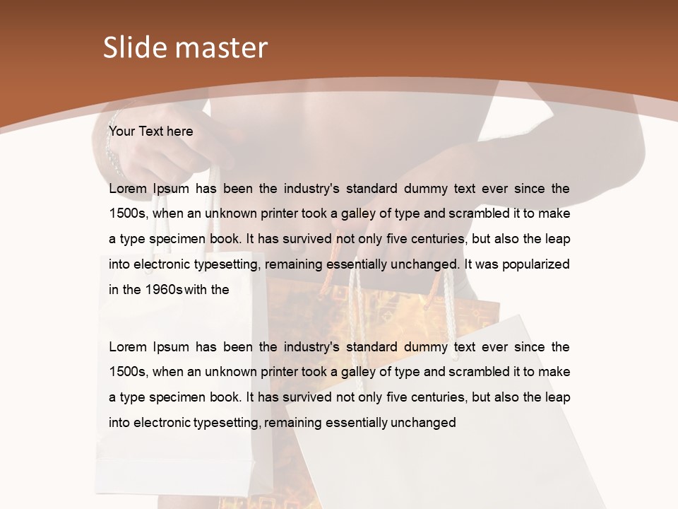 Present Attractive Model PowerPoint Template