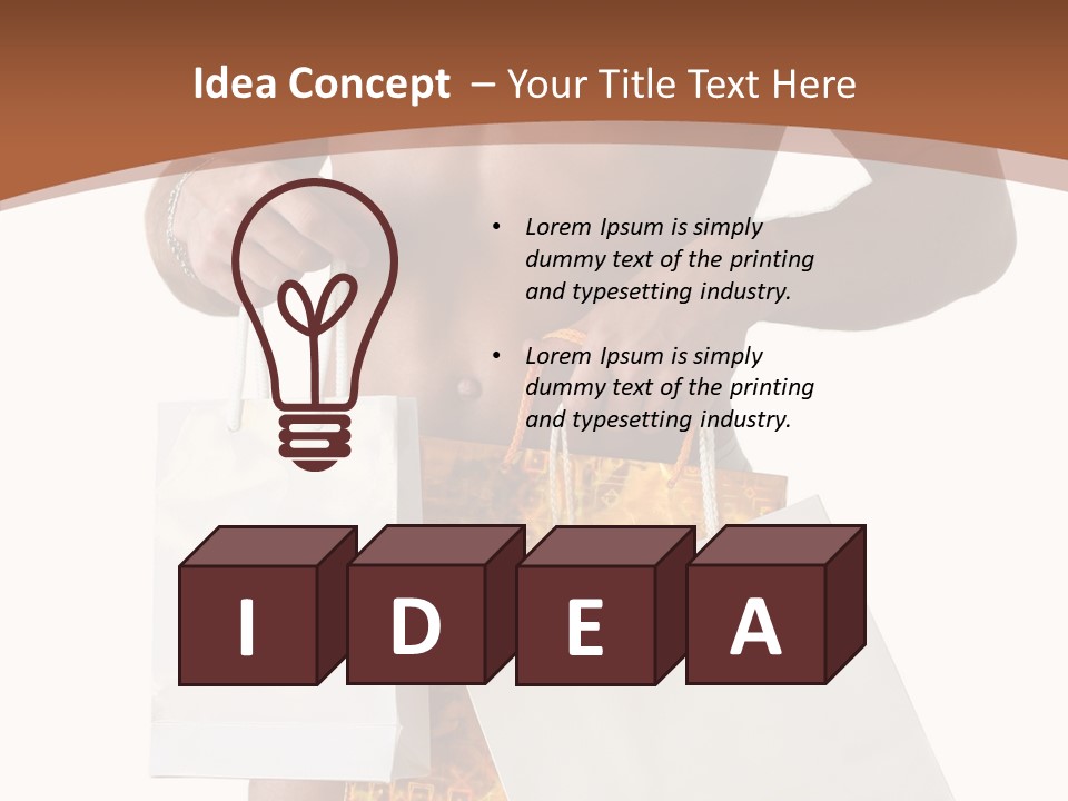 Present Attractive Model PowerPoint Template
