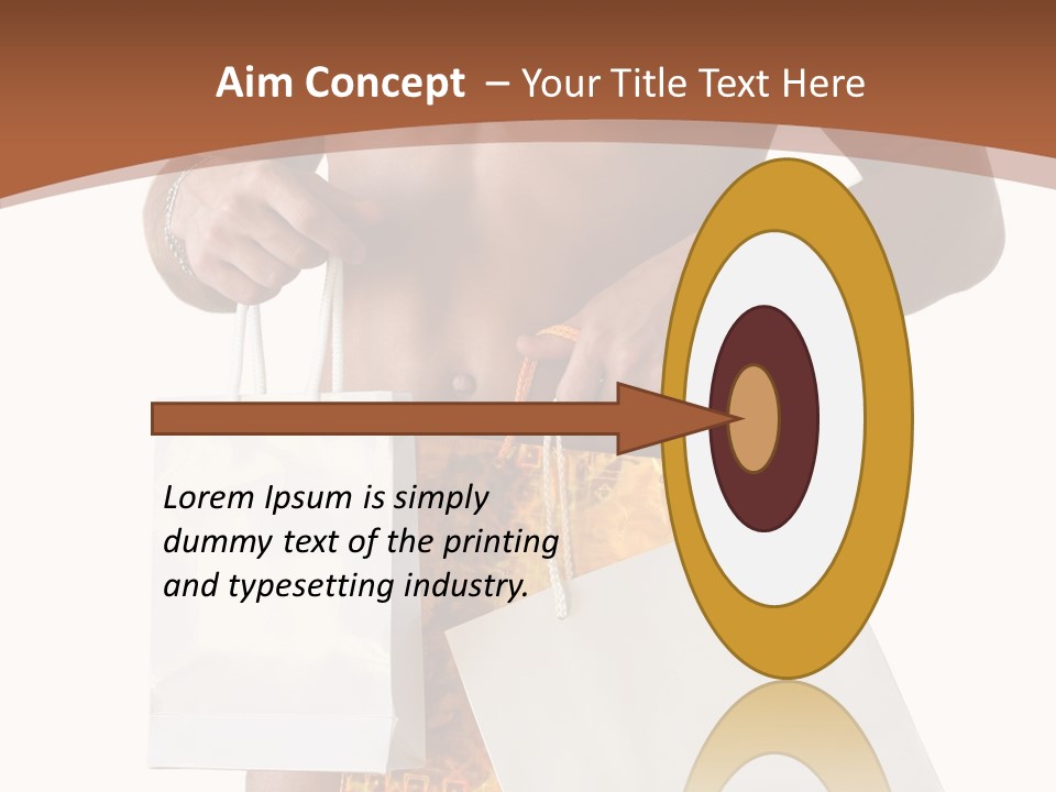 Present Attractive Model PowerPoint Template