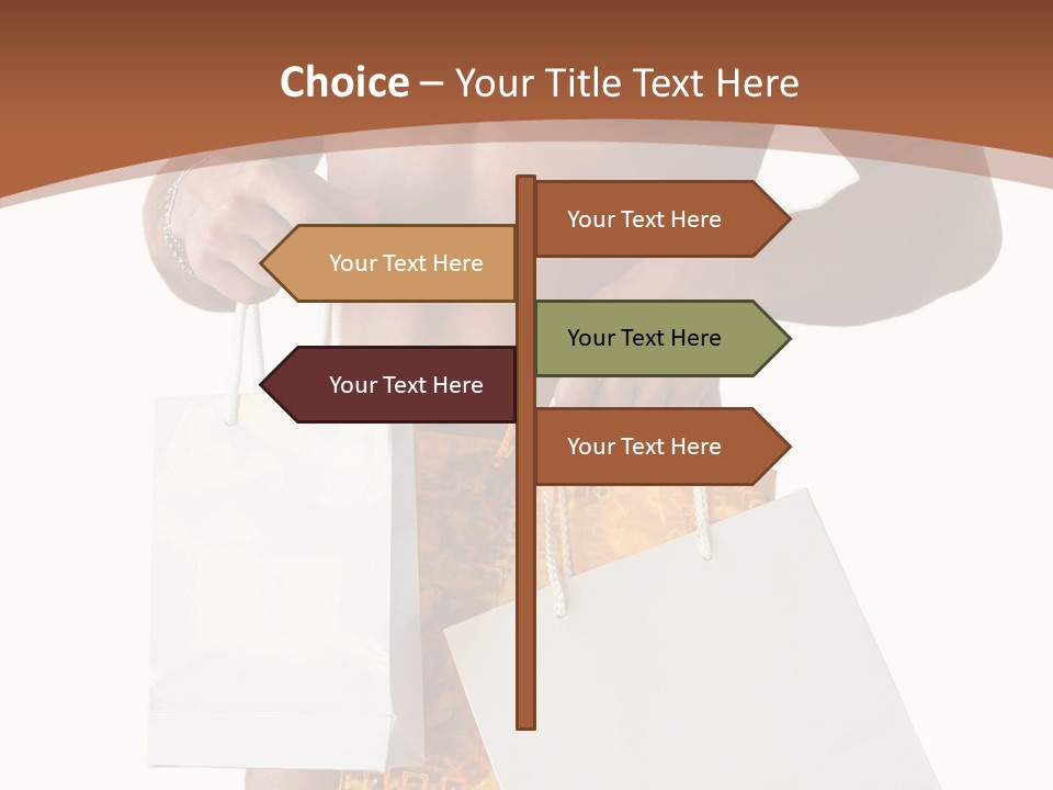 Present Attractive Model PowerPoint Template