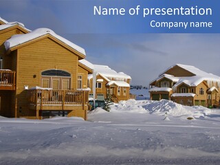 Roof Homes Modern PowerPoint Template