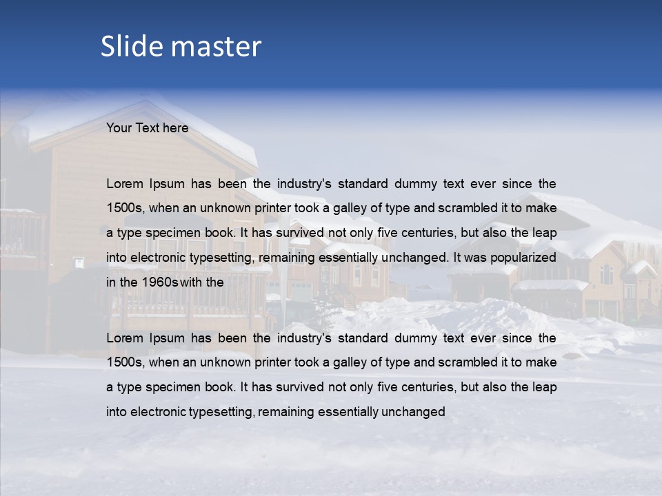 Roof Homes Modern PowerPoint Template