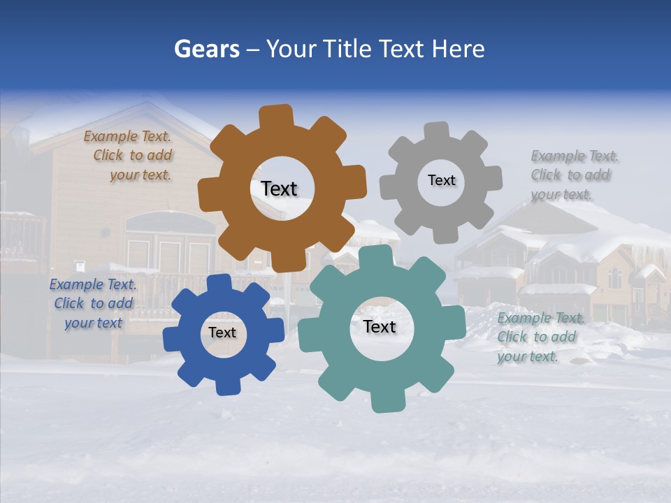 Roof Homes Modern PowerPoint Template