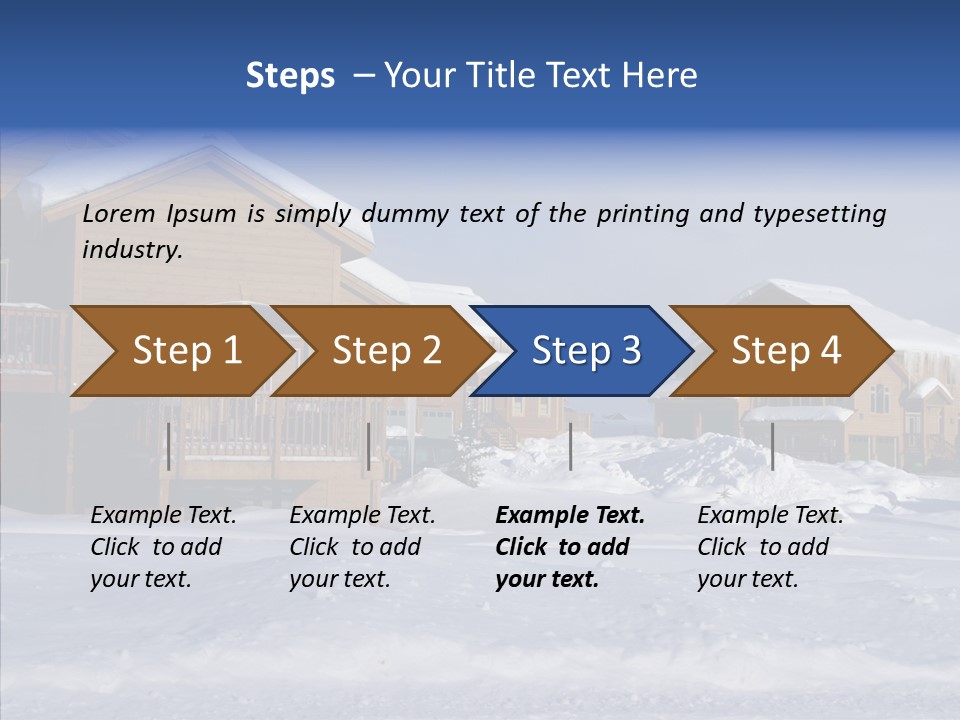 Roof Homes Modern PowerPoint Template