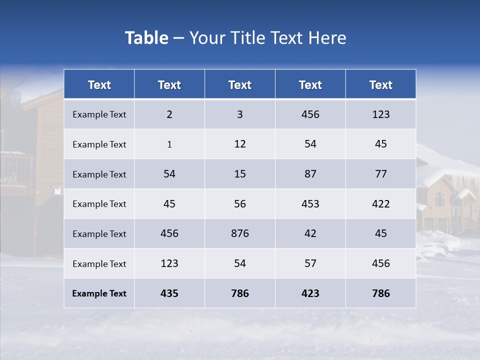 Roof Homes Modern PowerPoint Template