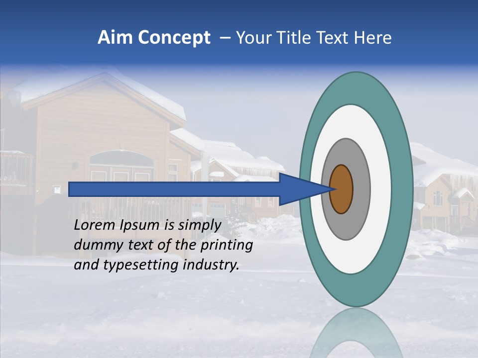 Roof Homes Modern PowerPoint Template