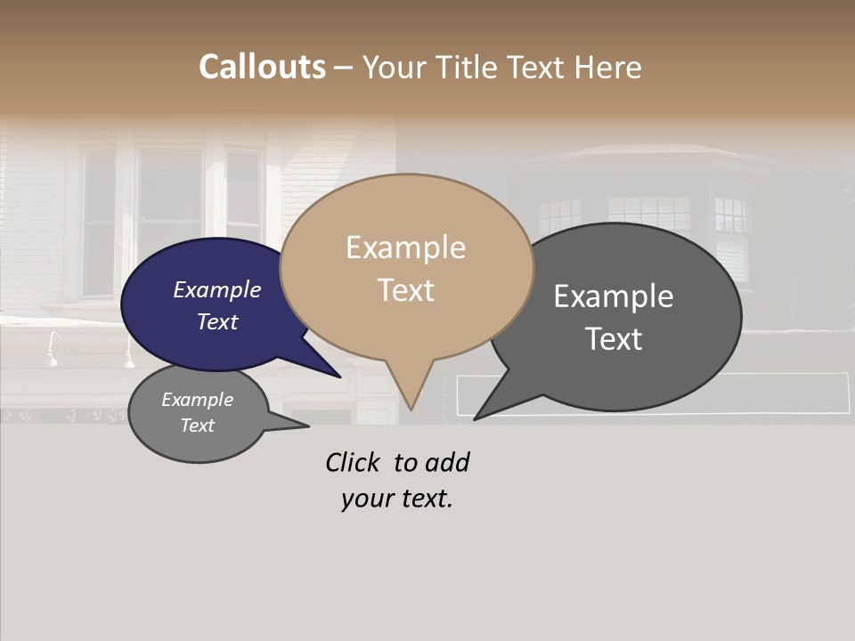 Communication Figure Humor PowerPoint Template