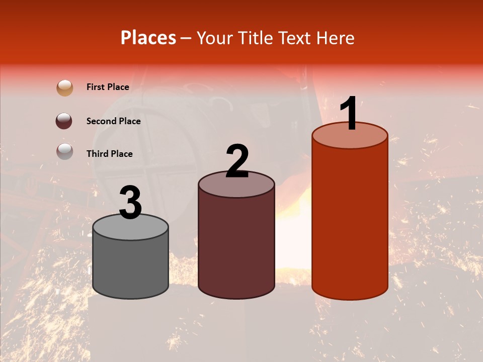 Chikakage Features Blast Furnace PowerPoint Template
