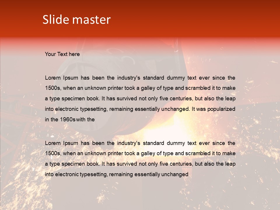Chikakage Features Blast Furnace PowerPoint Template