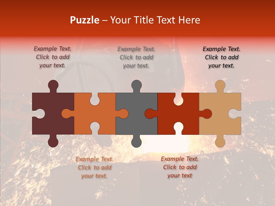 Chikakage Features Blast Furnace PowerPoint Template